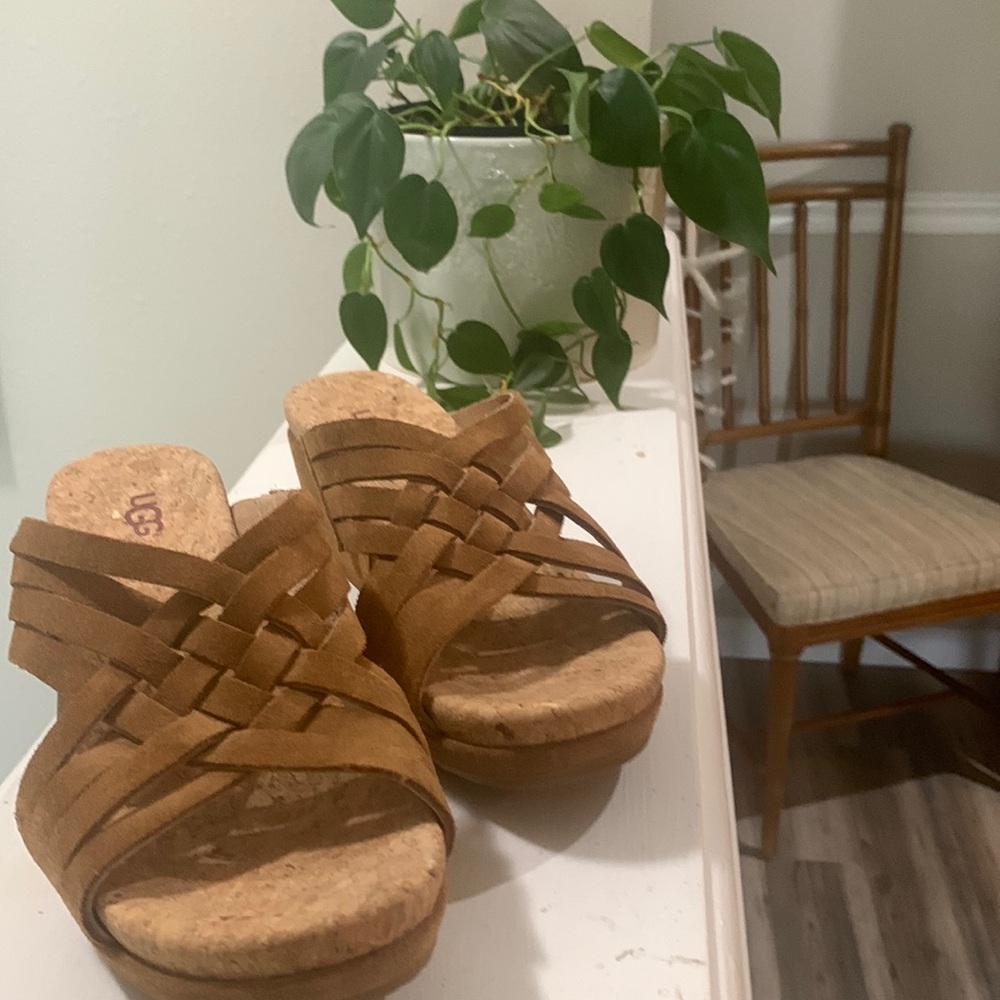 Like New UGGS Wedge Slides